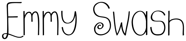 Emmy Swash Font