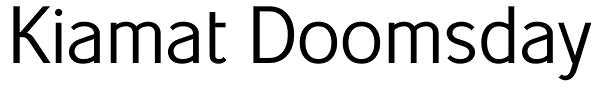 Kiamat Doomsday Font