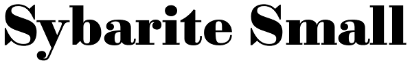 Sybarite Small Font