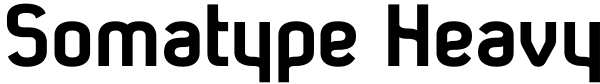 Somatype Heavy Font