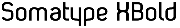 Somatype XBold Font