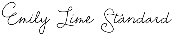 Emily Lime Standard Font