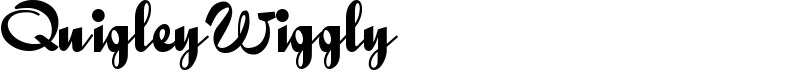 QuigleyWiggly Font