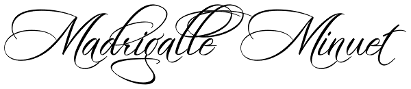 Madrigalle Minuet Font