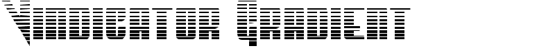 Vindicator Gradient Font