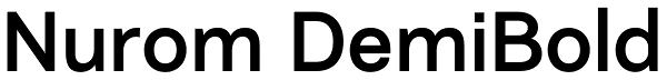 Nurom DemiBold Font