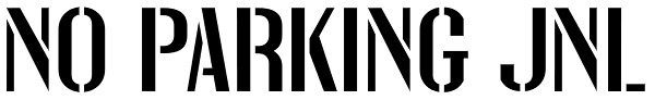 No Parking JNL Font