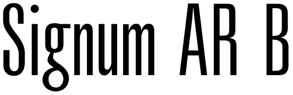 Signum AR B Font