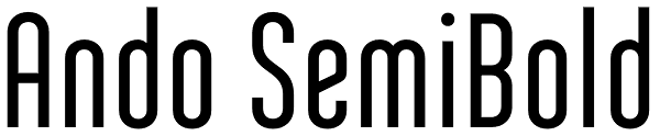 Ando SemiBold Font