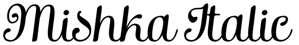 Mishka Italic Font