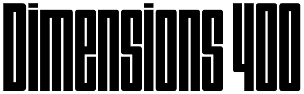 Dimensions 400 Font