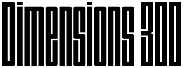 Dimensions 300 Font