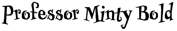 Professor Minty Bold Font