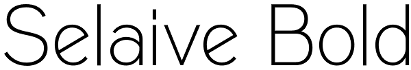 Selaive Bold Font