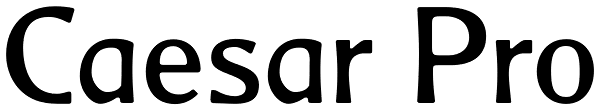 Caesar Pro Font