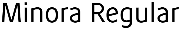 Minora Regular Font