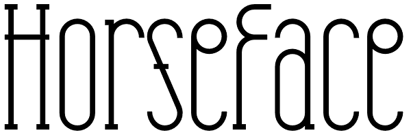 HorseFace Font