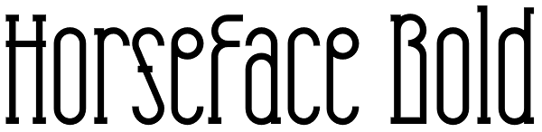 HorseFace Bold Font