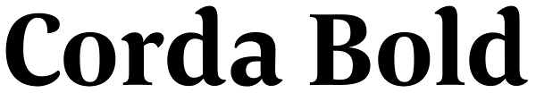 Corda Bold Font