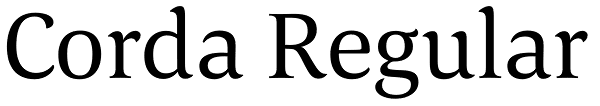 Corda Regular Font