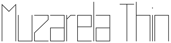 Muzarela Thin Font