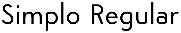 Simplo Regular Font