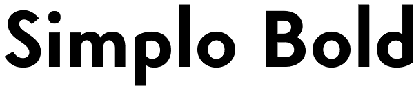 Simplo Bold Font