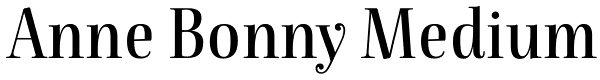 Anne Bonny Medium Font