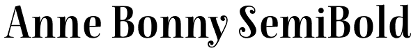 Anne Bonny SemiBold Font