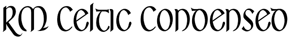 RM Celtic Condensed Font