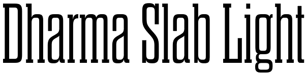 Dharma Slab Light Font