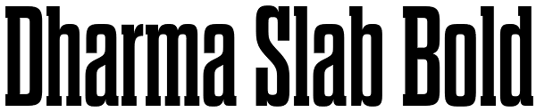 Dharma Slab Bold Font