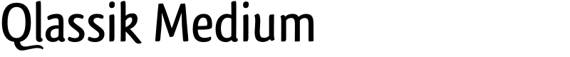 Qlassik Medium Font