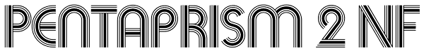 Pentaprism 2 NF Font