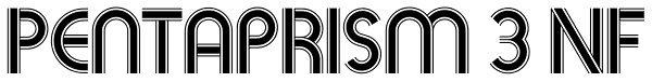 Pentaprism 3 NF Font