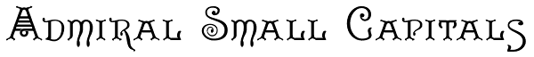 Admiral Small Capitals Font