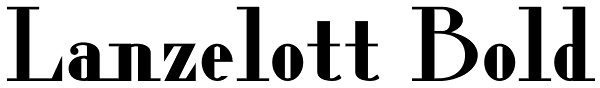 Lanzelott Bold Font