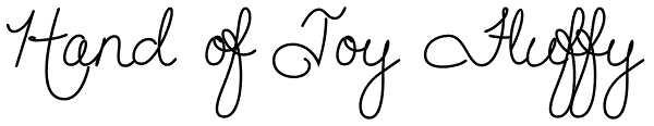Hand of Joy Fluffy Font
