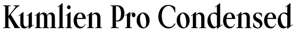 Kumlien Pro Condensed Font