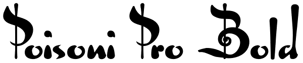 Poisoni Pro Bold Font