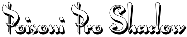 Poisoni Pro Shadow Font