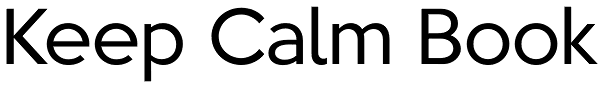 Keep Calm Book Font