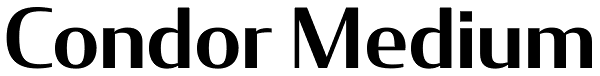 Condor Medium Font