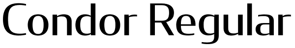 Condor Regular Font