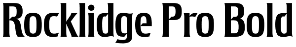 Rocklidge Pro Bold Font