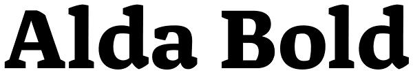 Alda Bold Font