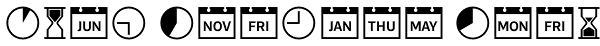 Acta Symbols Time Font