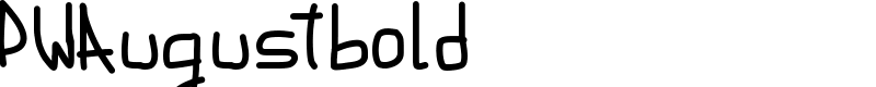 PWAugustbold Font