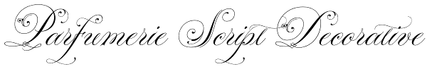 Parfumerie Script Decorative Font