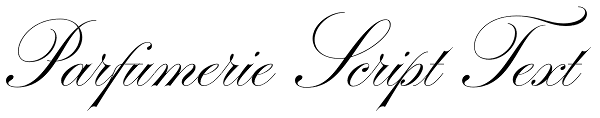 Parfumerie Script Text Font